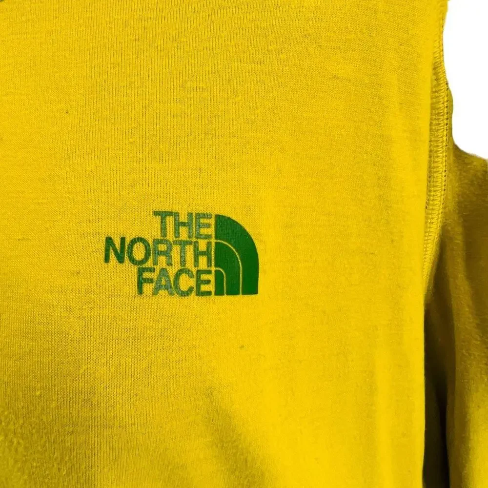 The North Face Long Sleeve FlashDry Crew Olive Yellow Men's XXLarge